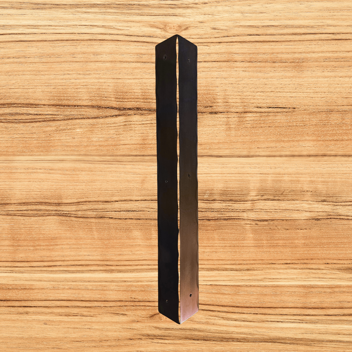 4" x 4" x 1/4" Hammered Angle Iron