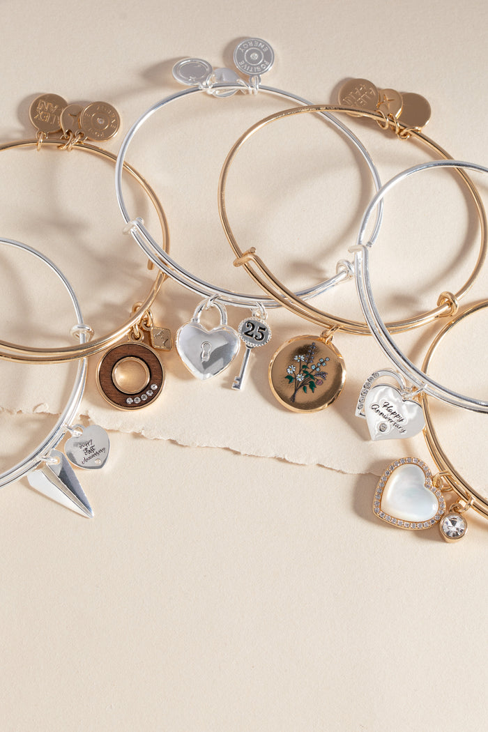 Anniversary Heart Bangle