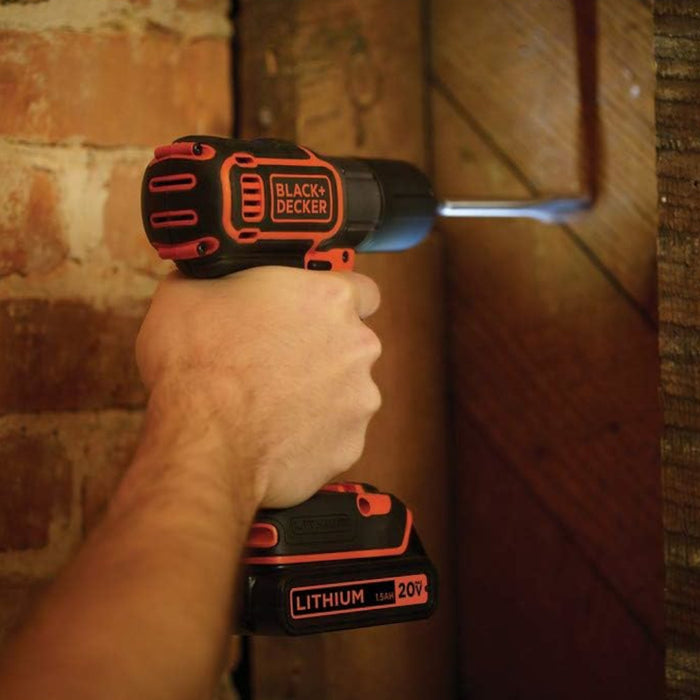 BLACK+DECKER BDCDE120C 20V MAX* POWERCONNECT 3/8 in. Cordless Drill/Driver with AUTOSENSE