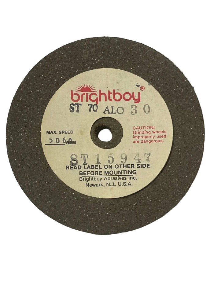 Brightboy Wheel, 3″ x 3/8″, 1/4″ Arbor Hole, Item No. 10.693
