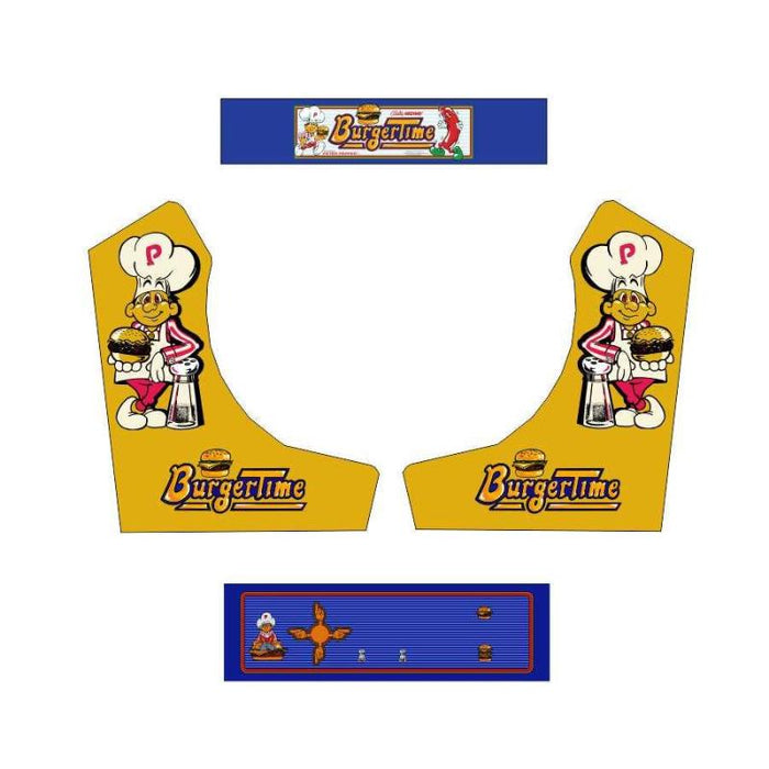 Burgertime Bartop Decal Kit - Escape Pod Online