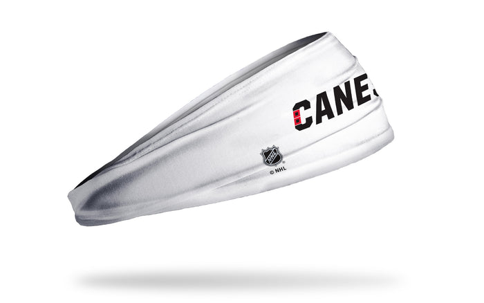 Carolina Hurricanes: Logo White Big Bang Lite Headband - View 2