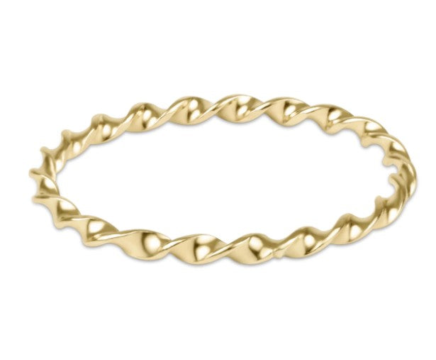 Classic Twisted Thin Band Ring