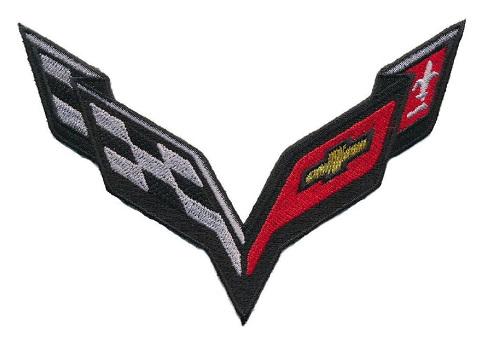Corvette Racing Flags Patch