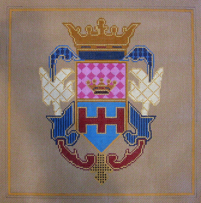 Needlepoint Crest Canvas