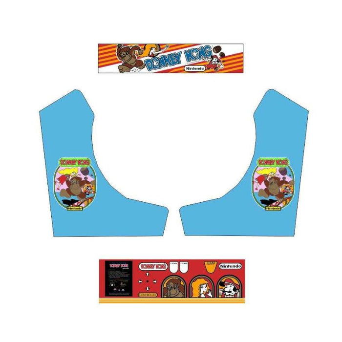 Donkey Kong Bartop Decal Kit - Escape Pod Online