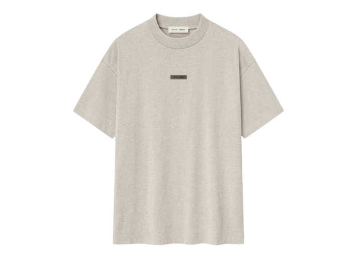 Essentials Classic Tee Heather Stone (SS25)