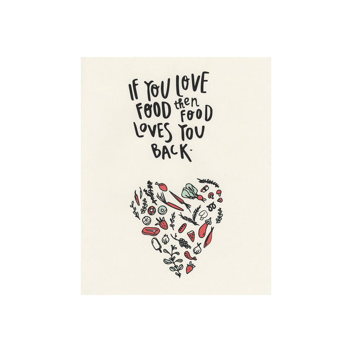 Food Love Print