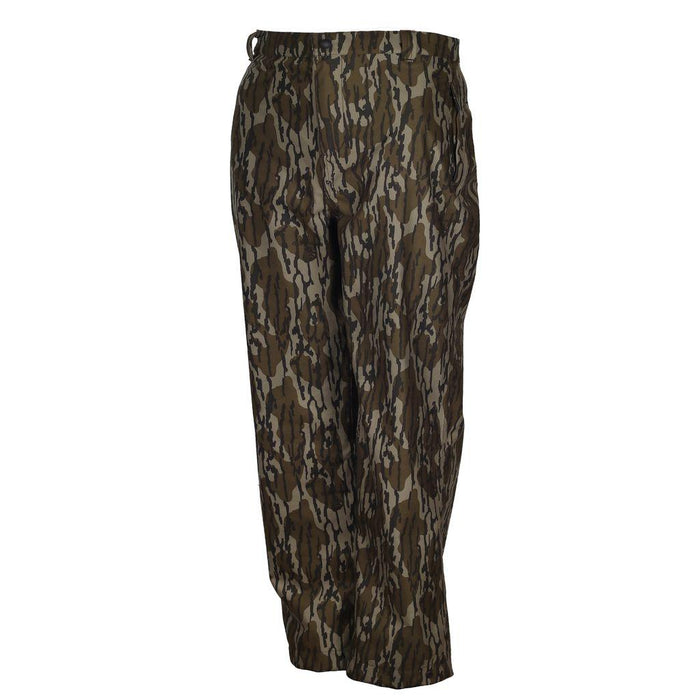 Youth Journey waterproof hunting pants in camouflage print with an elastic waistband and quiet, lightweight fabric.