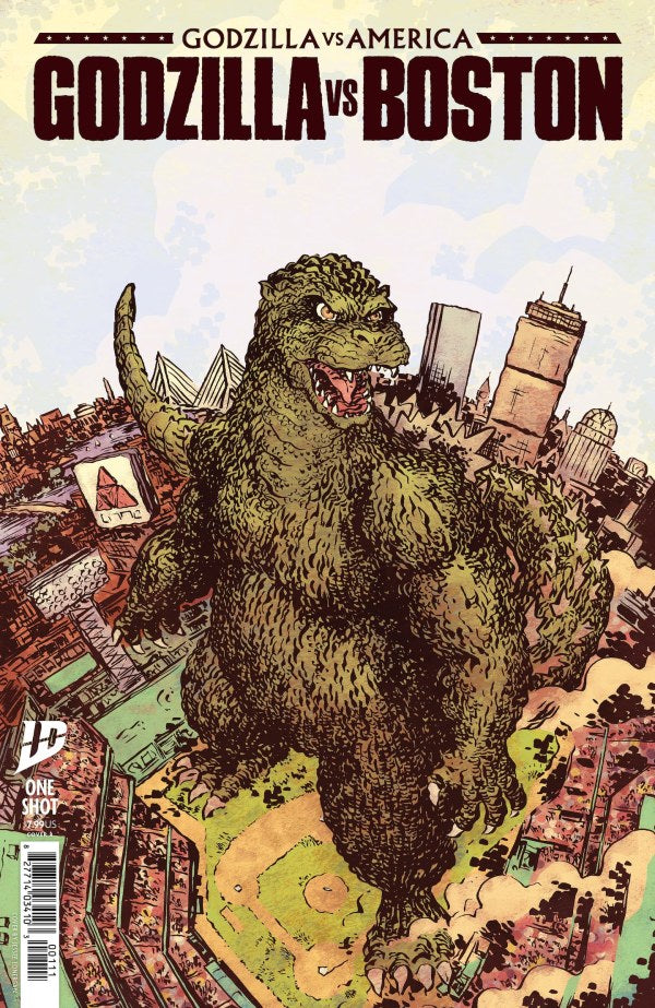 Godzilla vs. America: Boston #1 Cover B Jesse Lonergan Variant
