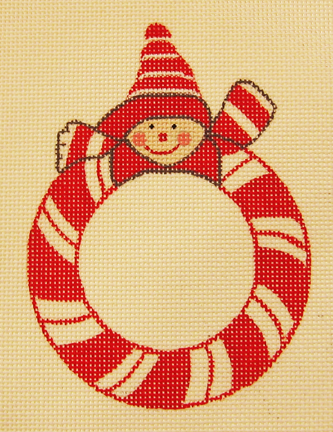 Needlepoint Hanging Picture Frame Canvas