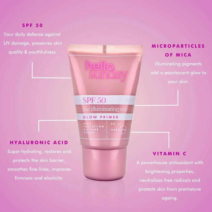 Hello Sunday The Illuminating One Glow Primer SPF50 50ml