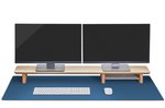 Home Office Bundle (Maple Desk Shelf + Extra Large Desk Pad)