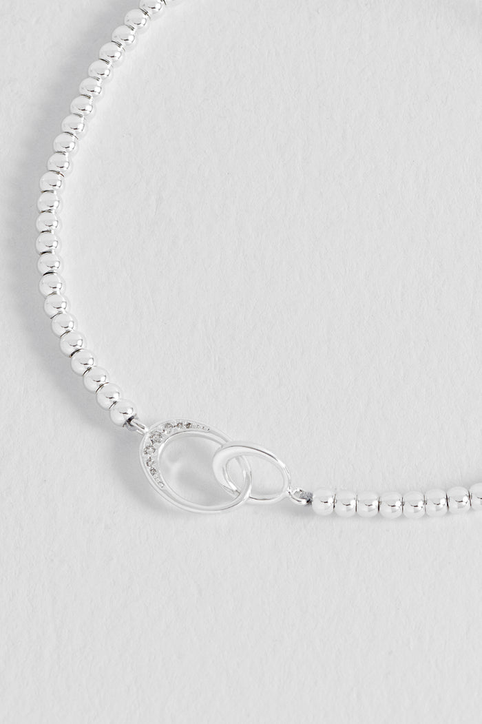 Interlinked CZ Ovals Louise Bracelet