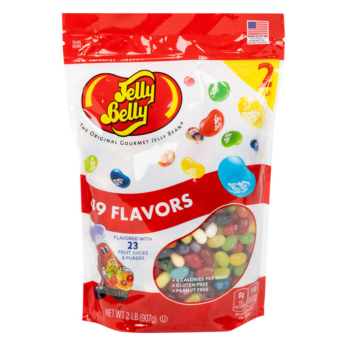 Jelly Belly 49 Flavors Jelly Beans Pouch - 12 Count
