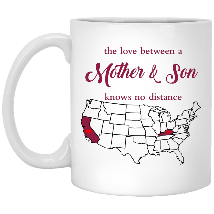 Kentucky California Love Between Mother And Son Mug - Mug Teezalo