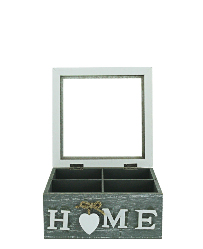 Kitchen Life Home Tea Box Small - Grey