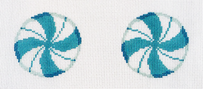 Light Blue 2" Peppermint