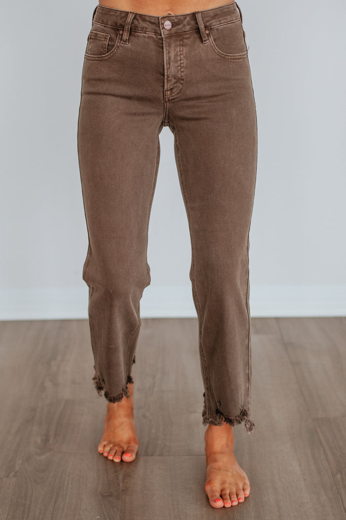 Neona Risen Jeans - Brown