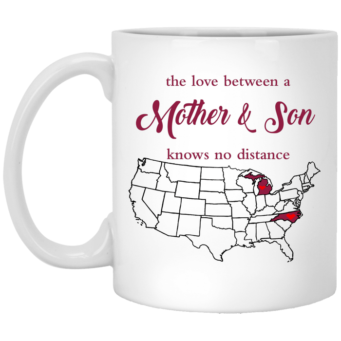 North Carolina Michigan Mother And Son Mug - Mug Teezalo