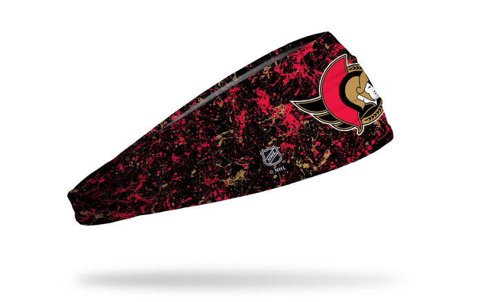 Ottawa Senators: Splatter Big Bang Lite Headband - View 2