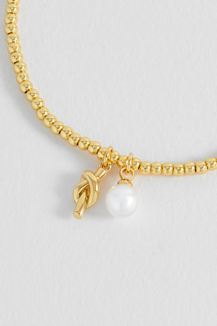 Pearl and Knot Sienna Bracelet