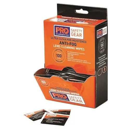 Pro Choice Anti-Fog Lens Wipes - AFW100 PPE Pro Choice