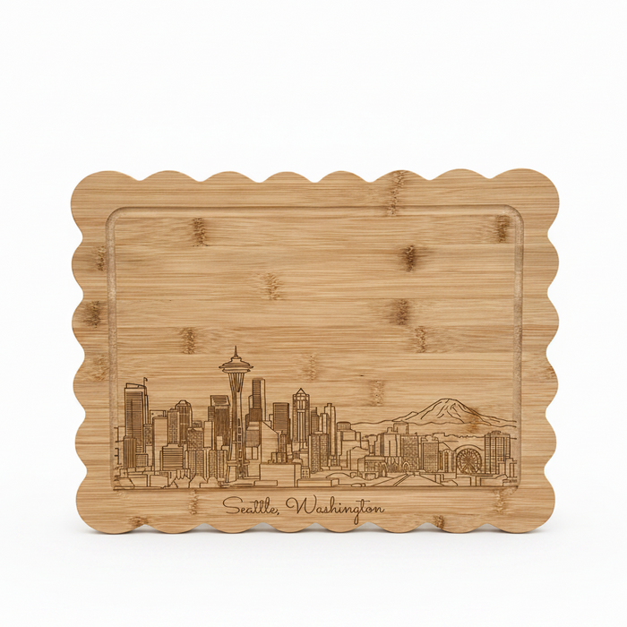 Seattle Skyline Cutting Board