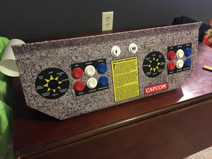 Street Fighter II Champion Edition CPO - Control Panel Overlay - Escape Pod Online