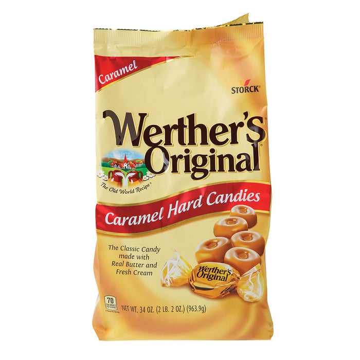 Werther's Original Caramel Hard Candy Bag - 6 Count
