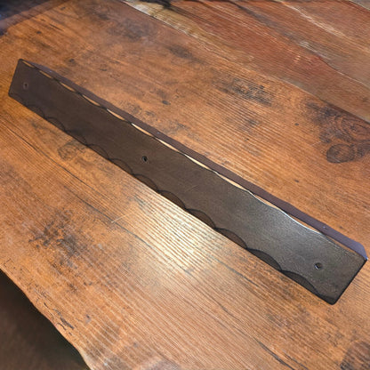 1 1/2" x 1 1/2" x 1/8" Hammered Angle Iron