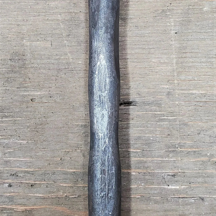 Hammered Round Iron Handrail Pickets - Old West Iron
