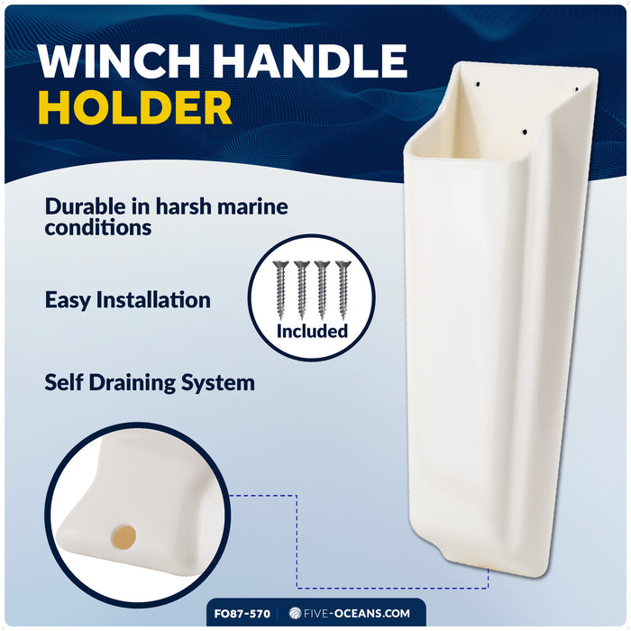 10" Universal Floating Winch Handle with Pocket Set - FO87-570 - Five Oceans