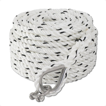 1/2" x 150' Premium 3-Strand Nylon Anchor Line - FO4486-C150 - Five Oceans