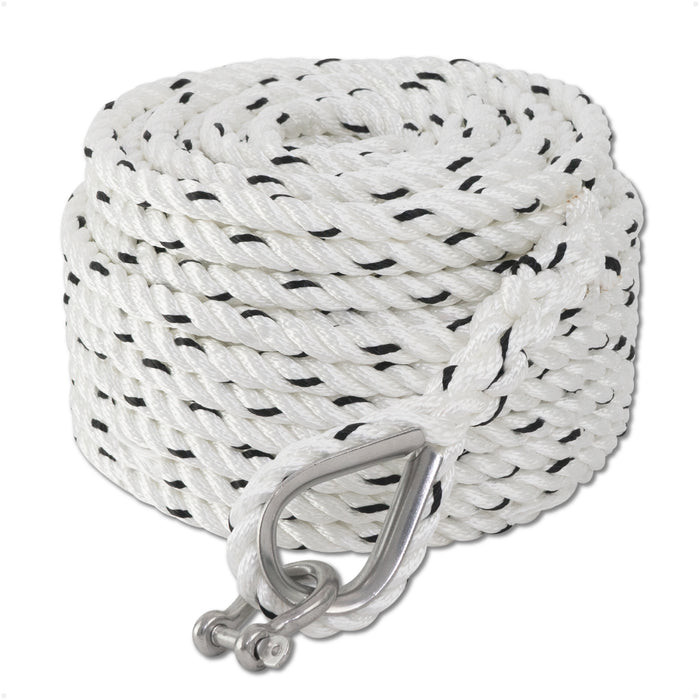 1/2" x 200' Premium 3-Strand Nylon Anchor Line - FO4486-C200 - Five Oceans