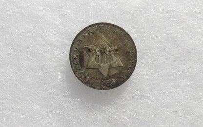 1853 Three Cent Silver XF-45 | Of Coins & Crystals