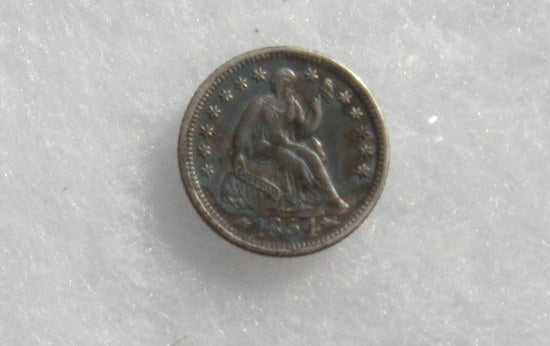1854-O Half Dime with Arrows  XF-45 | Of Coins & Crystals