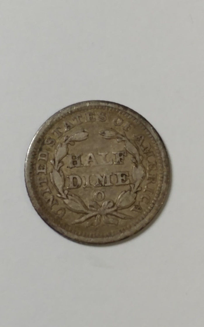 1857 O Half Dime VF-30 | Of Coins & Crystals