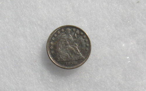 1859 Half Dime AU-50 | Of Coins & Crystals