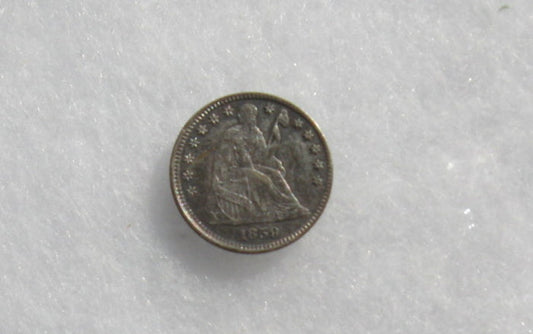 1859 Half Dime AU-50 | Of Coins & Crystals