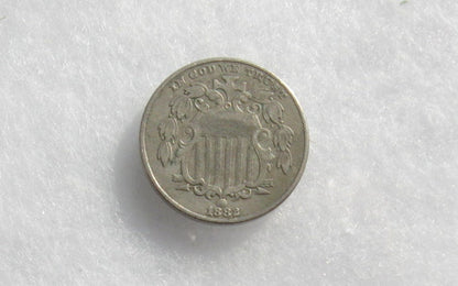 1882 Shield Nickel XF-40 | Of Coins & Crystals