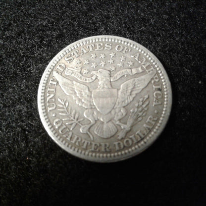 1914 Barber Quarter VF30 | Of Coins & Crystals