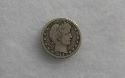 1914-S Barber Quarter VG-8 | Of Coins & Crystals