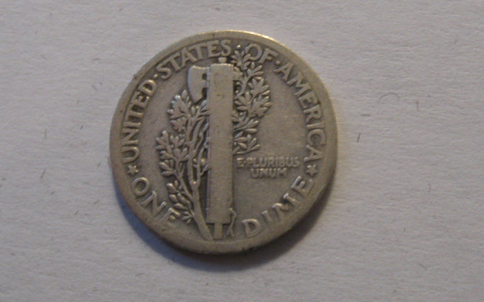 1921 Mercury Dime.  VG-08 | Of Coins & Crystals