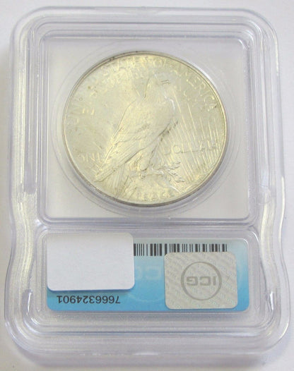 1935 Peace Dollar  ICG MS-63 | Of Coins & Crystals