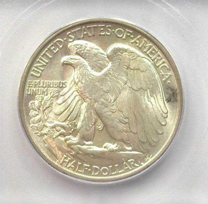 1945 Walking Liberty Half Dollar ICG MS-66 | Of Coins & Crystals