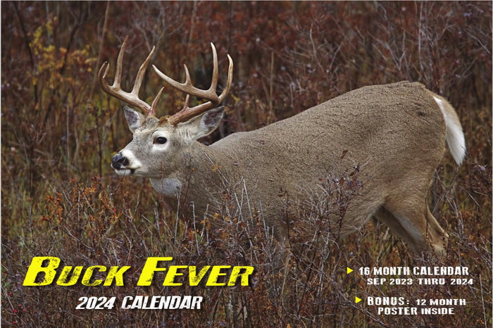 2024 BUCK FEVER DELUXE WALL CALENDAR