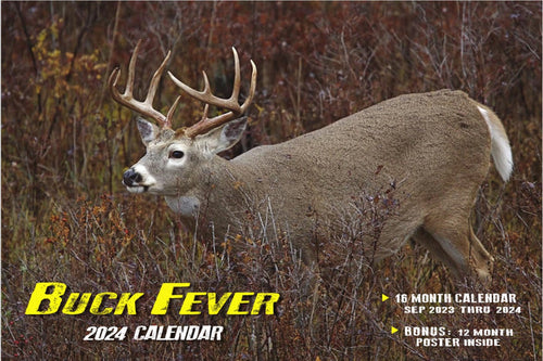 2024 BUCK FEVER DELUXE WALL CALENDAR