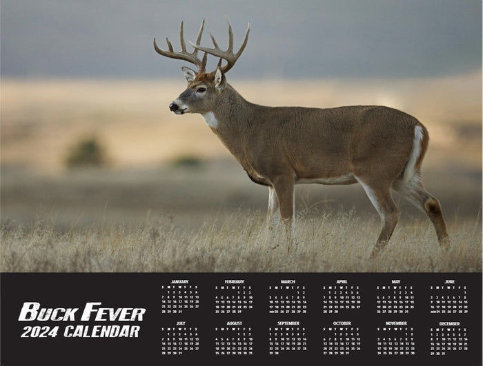 2024 BUCK FEVER DELUXE WALL CALENDAR