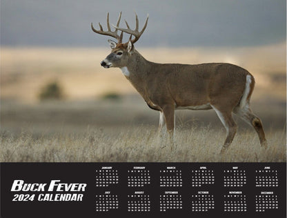 2024 BUCK FEVER DELUXE WALL CALENDAR
